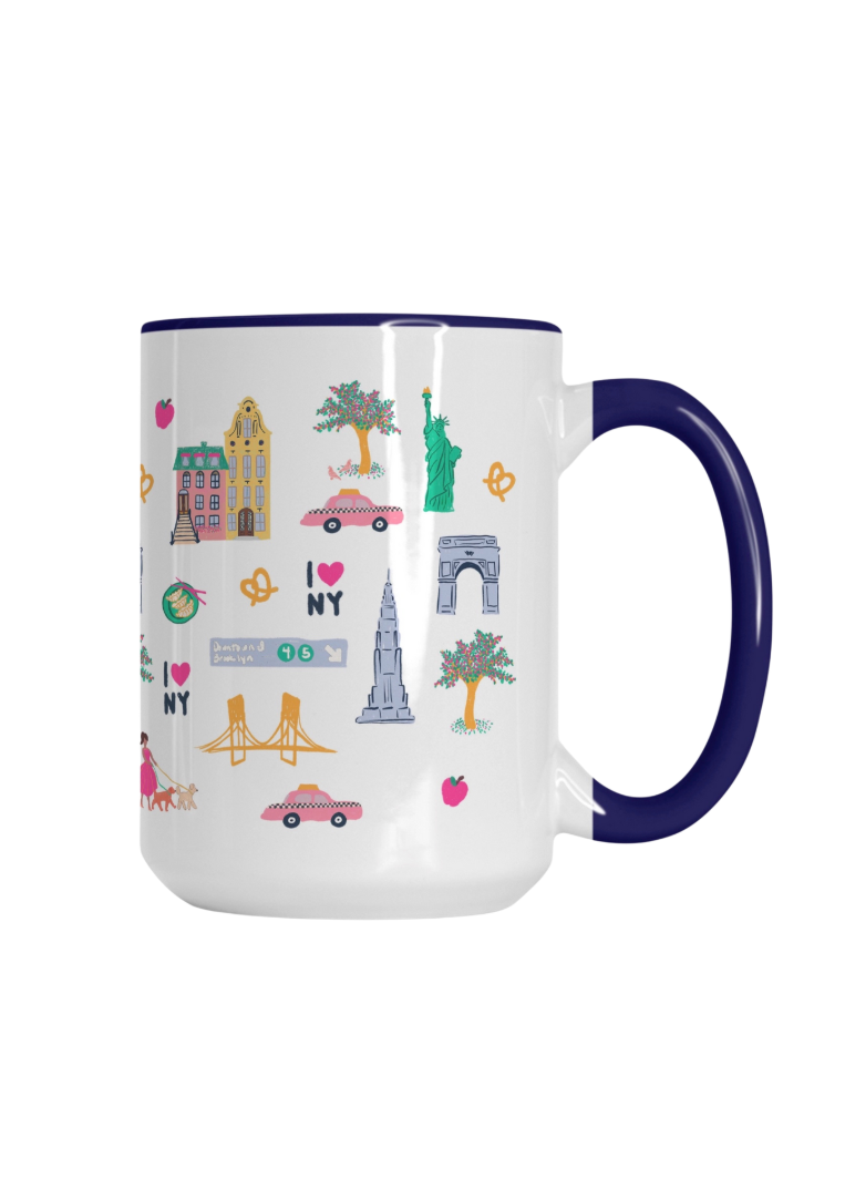 New York City Girly Ceramic Mug
