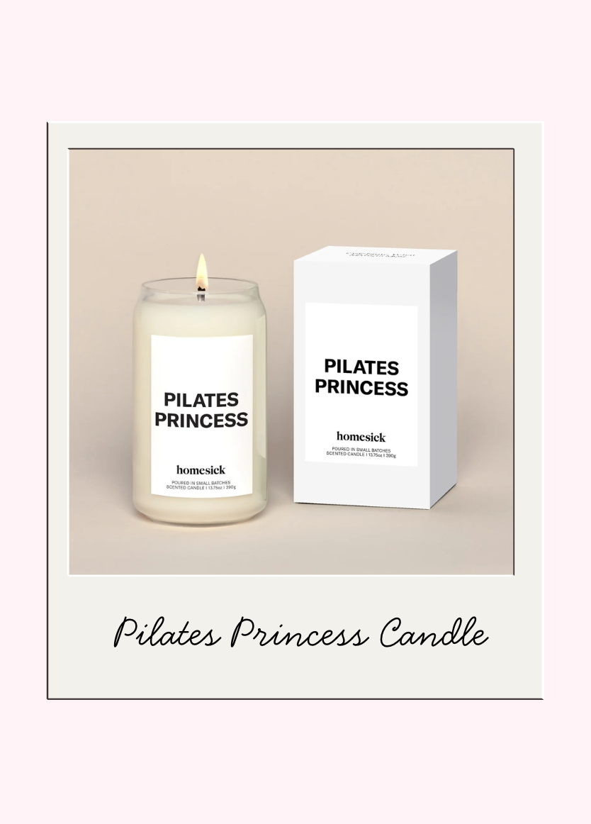 Pilates Princess Candle
