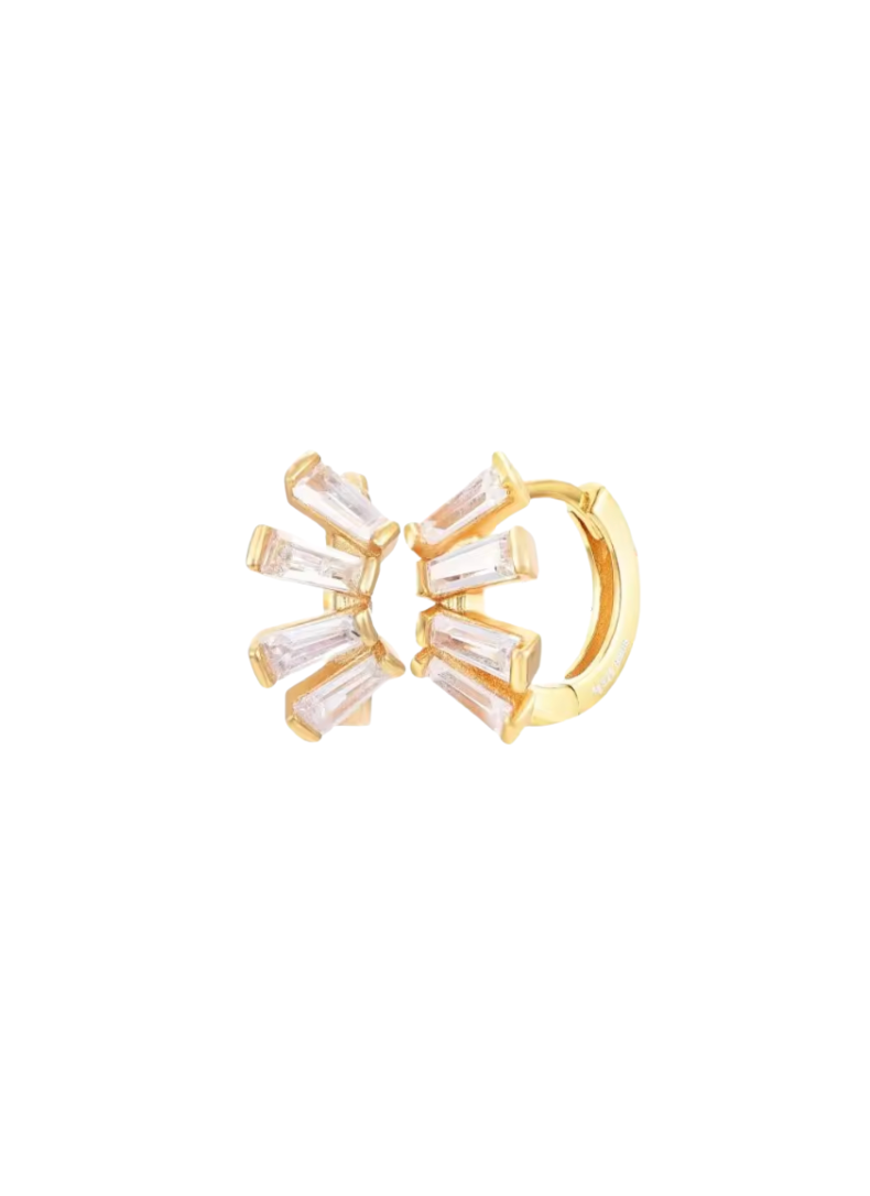 18k Gold Layered Bling Huggies