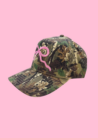 Pink Bow Camo Trucker Hat