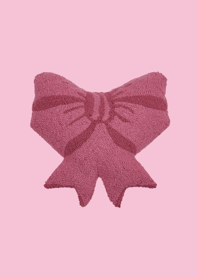 Pink Bow Pillow
