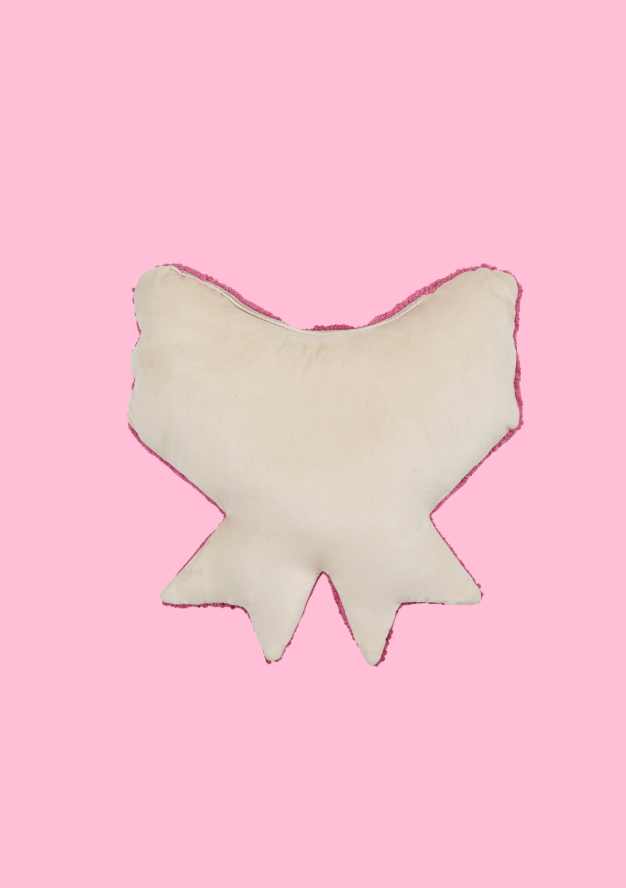 Pink Bow Pillow