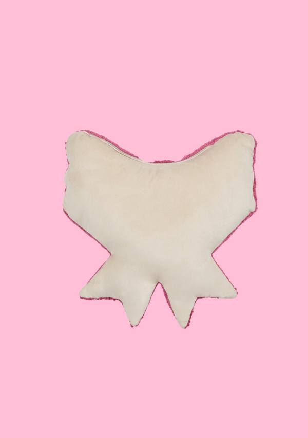 Pink Bow Pillow