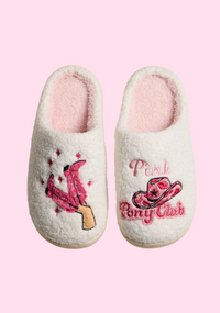 Pink Pony Club Slippers