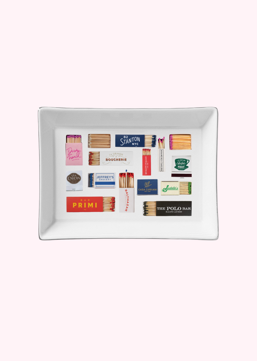 NY Restaurants Ceramic Tray