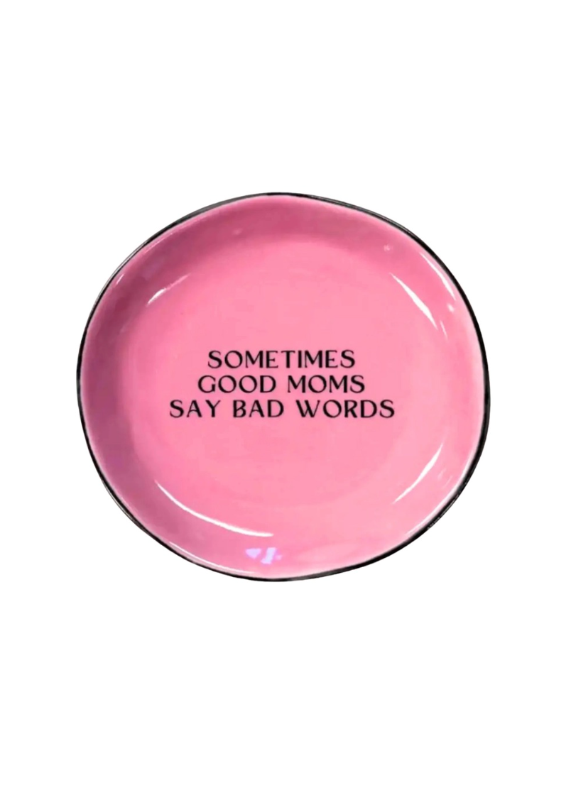 Good Moms Pink Ceramic Tray