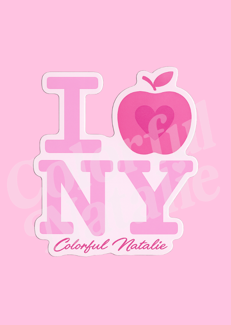 NY Apple Sticker