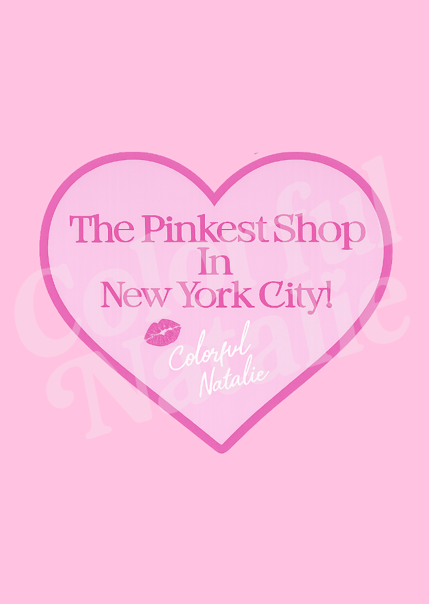 Pinkest Shop Heart Sticker