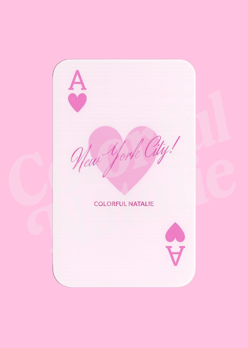 Ace Light Pink Card Sticker