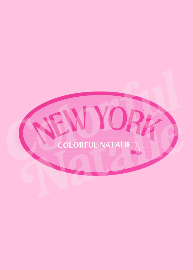 New York Cherry Sticker