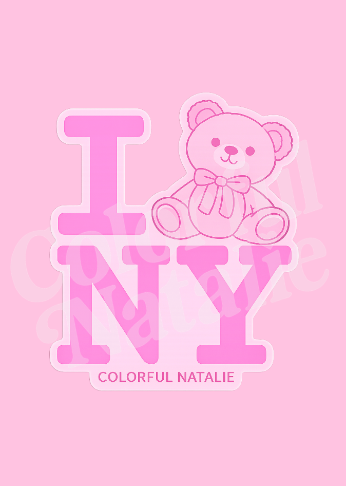 NY Bear Sticker