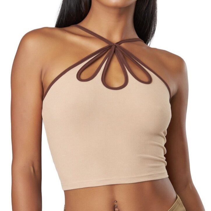 The Kript Blossom Top Nude