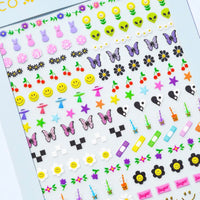 Funky Babe Nail Art Sticker Pack