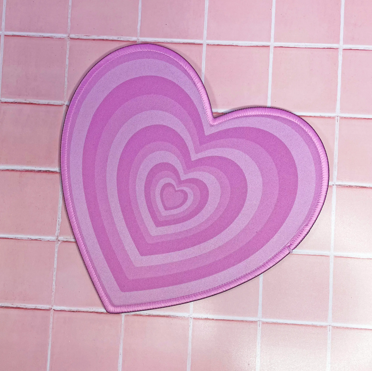 Pink Hearts Forever Mouse Pad