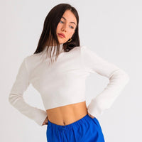 Willow White Knit Long Sleeve
