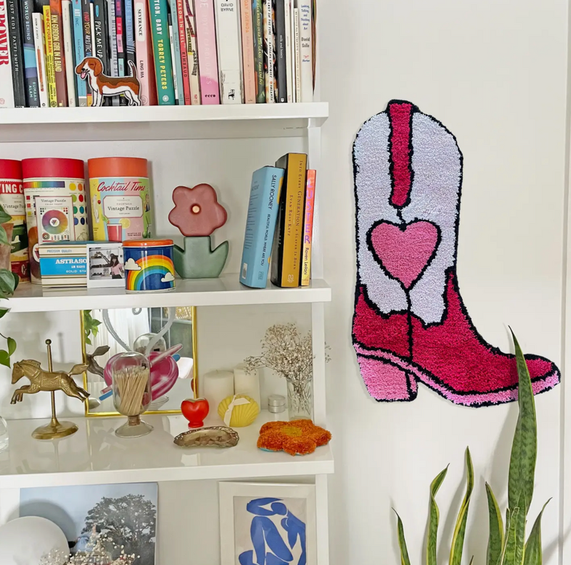 Western Cowboy Boot Rug