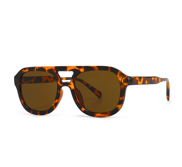 Azalea Leopard Frame Sunglasses