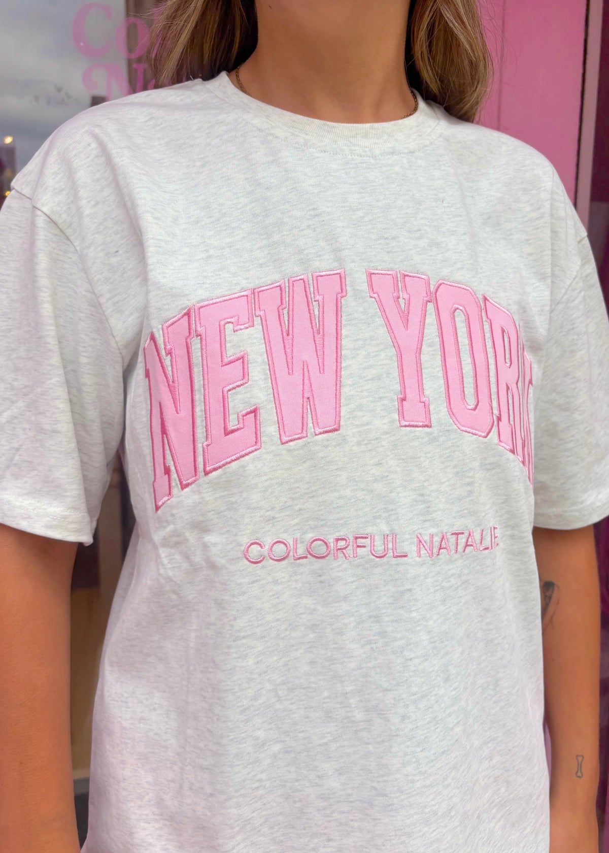 New York Grey Heavyweight T-Shirt