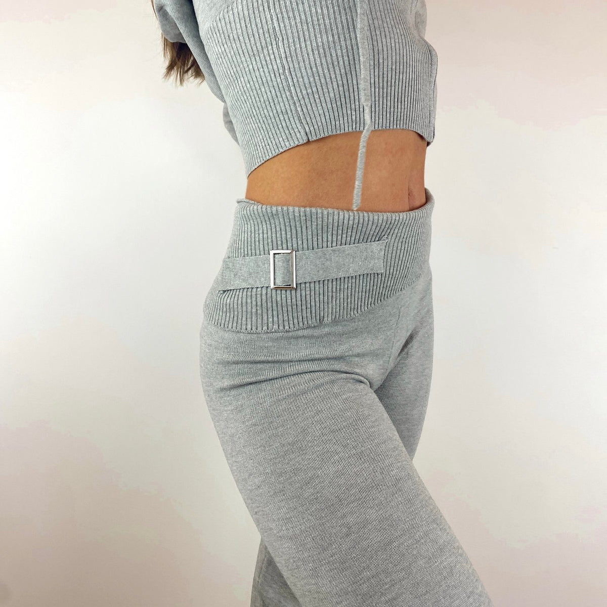 Selina Grey Knit Pants