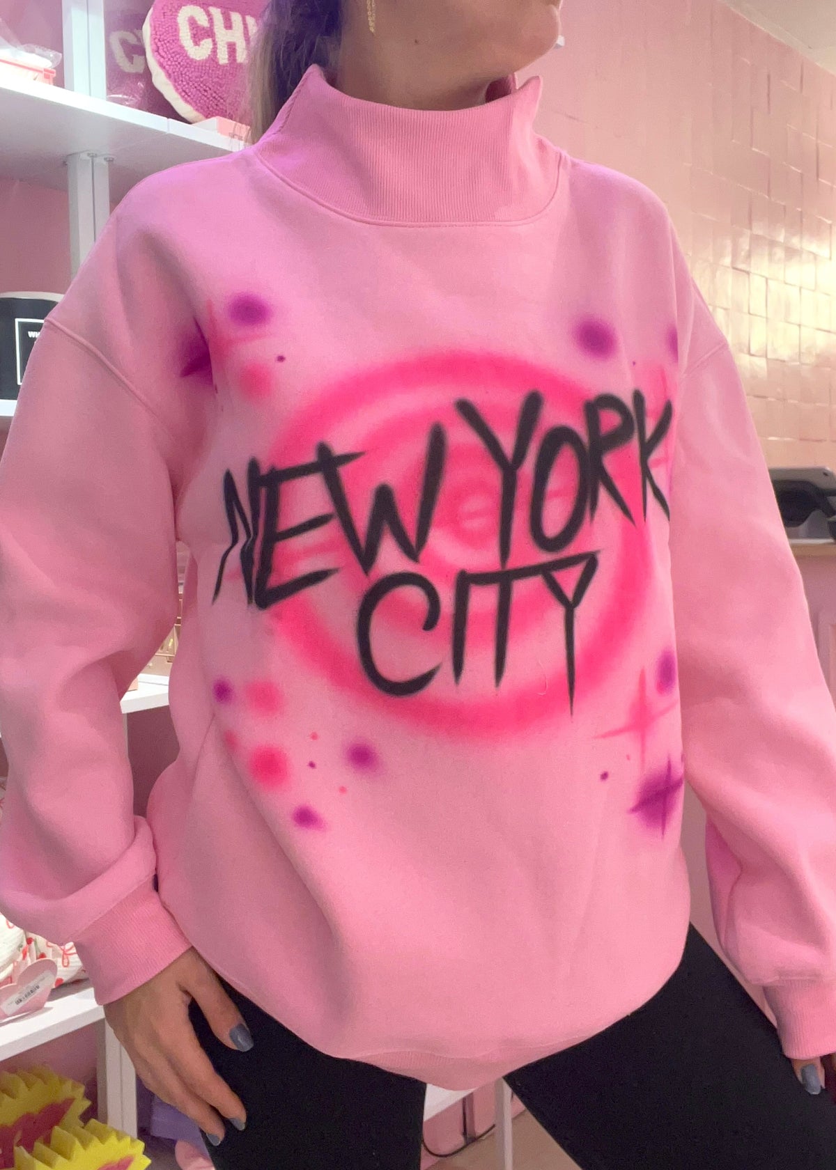 New York City Airbrushed Crewneck - CAMAIR x CN