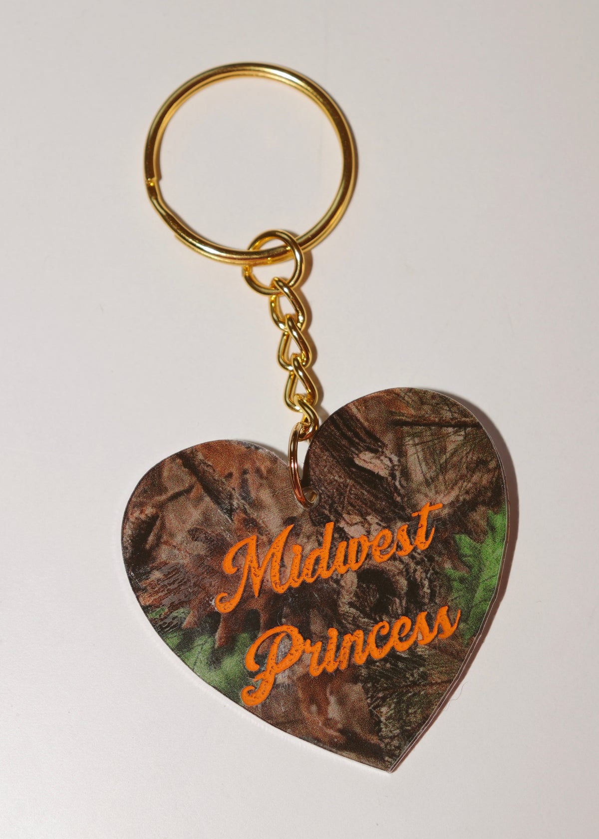 Midwest Princess Orange Keychain