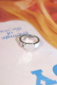 Silver Forever Love Heart Ring