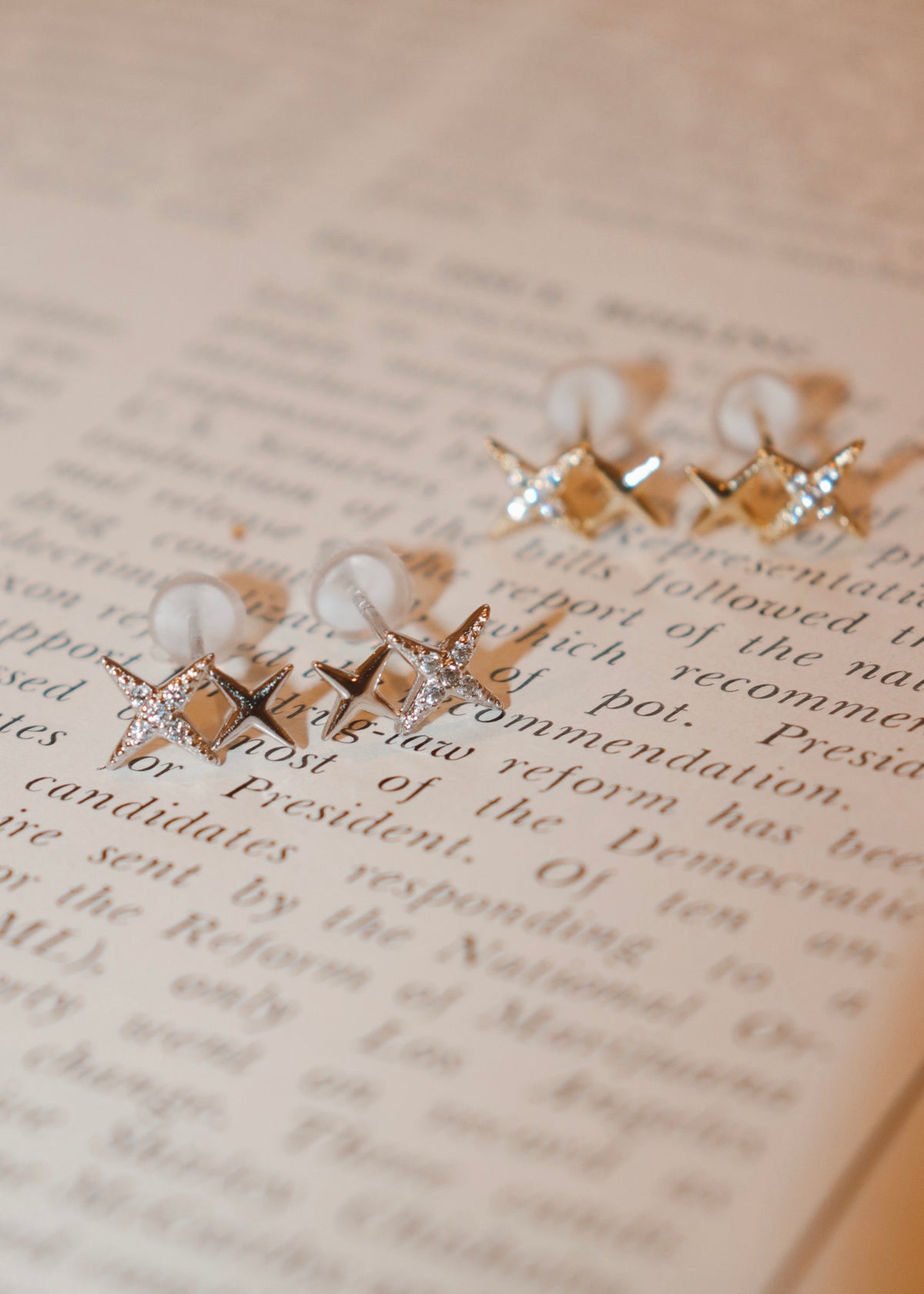 Twinkling Star Studs