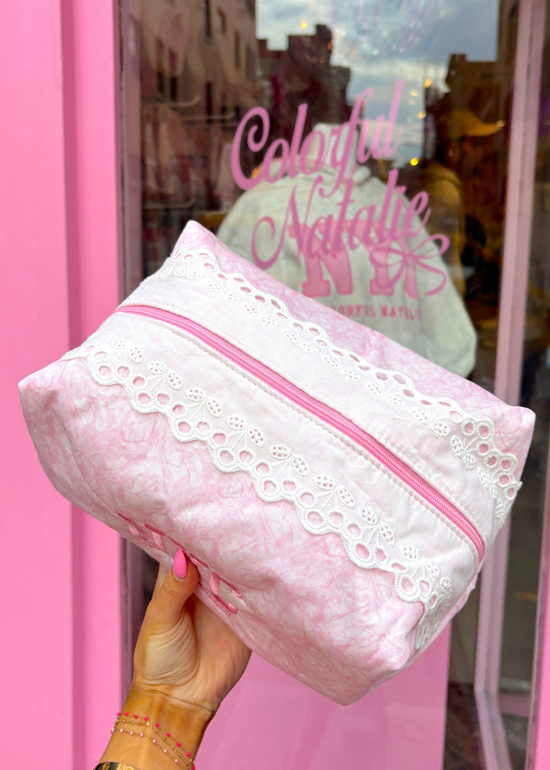 Pink Camo NYC Makeup Bag