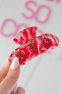 Strawberry Red Hair Clip