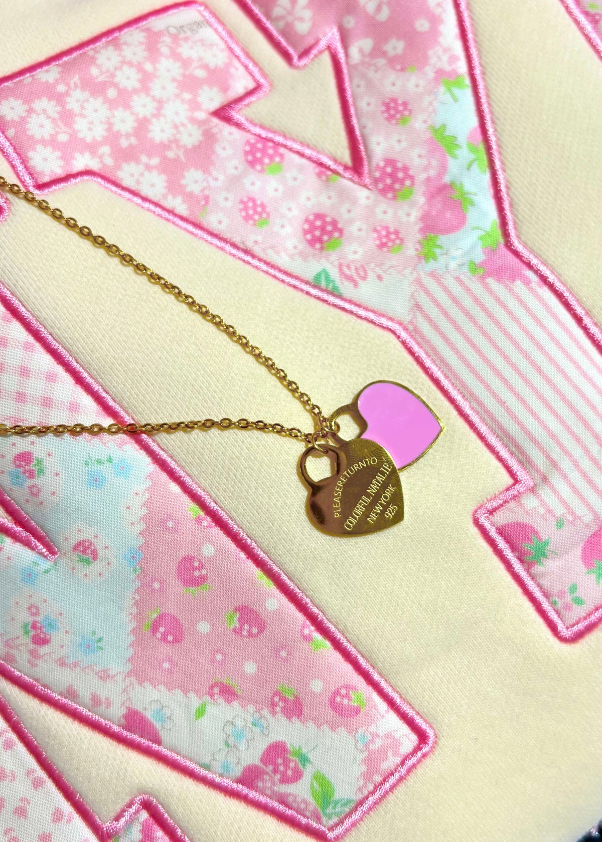 Pink Return To Heart Necklace