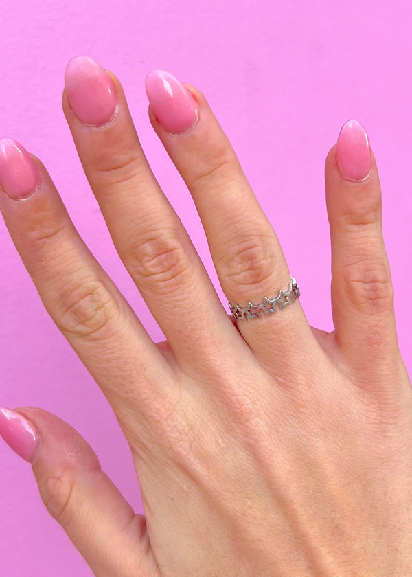 Silver Stars Ring