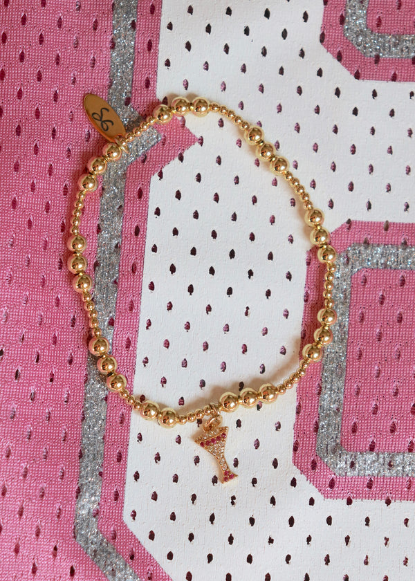 18k Gold Cocktail Beaded Bracelet