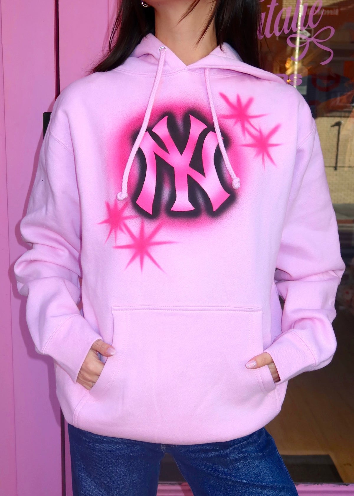 NY Pink Hoodie - CAMAIR x CN