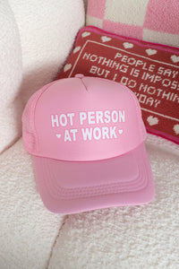 Hot Person Pink Trucker Hat