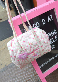 Pink Roses and Cherries Pilates Bag