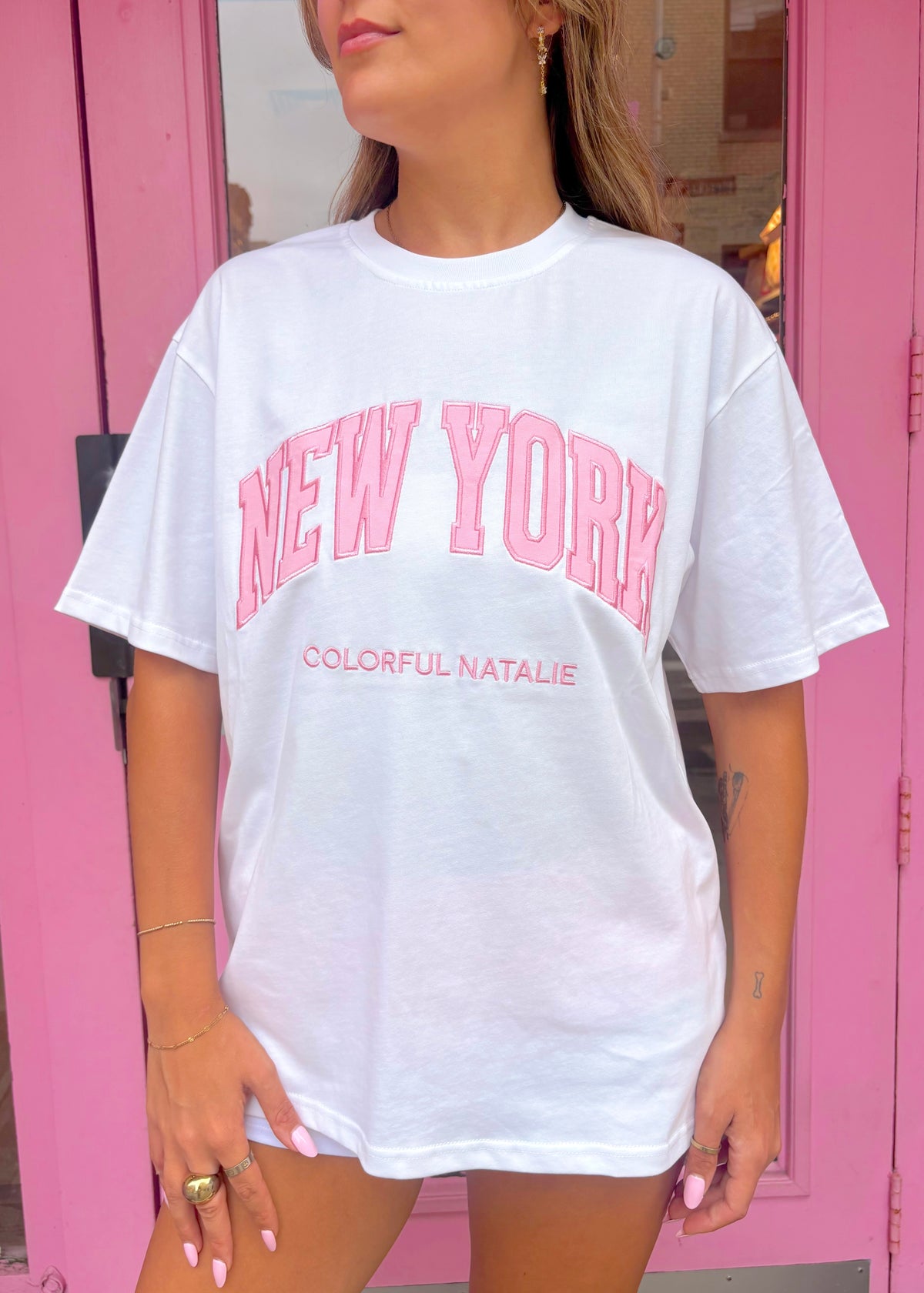New York White Heavyweight T-Shirt