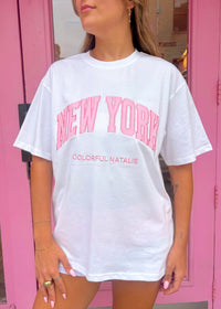New York White Heavyweight T-Shirt