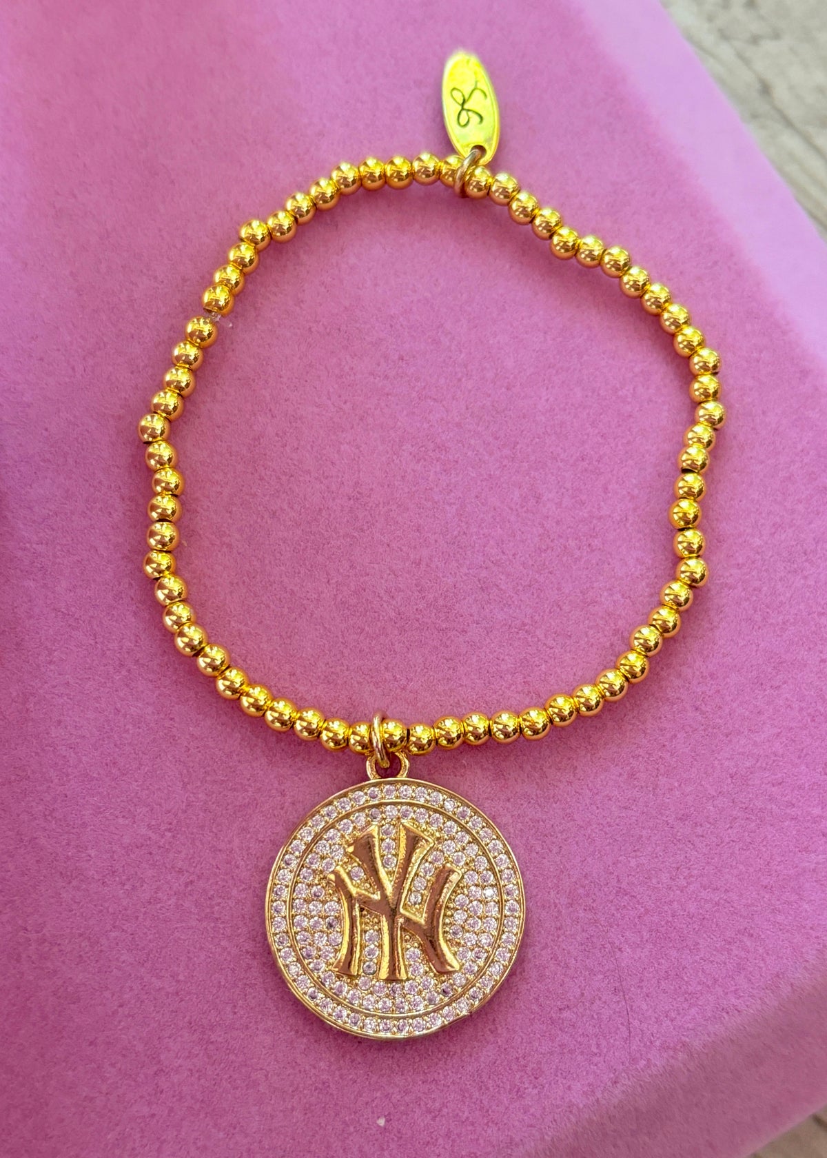 NY Bling 18k Gold Bracelet