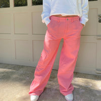 Desire Pink Cargo Pants