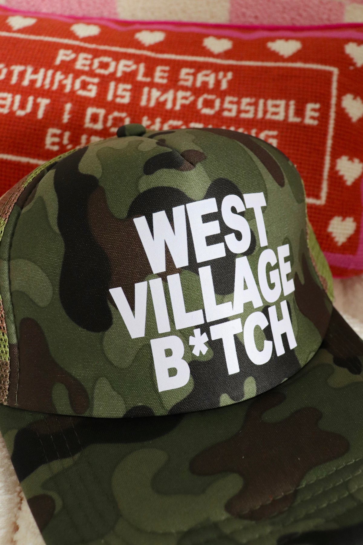 West Village Camo Trucker Hat
