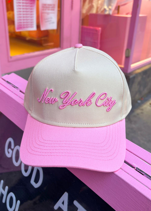 New York City Cursive Trucker Hat
