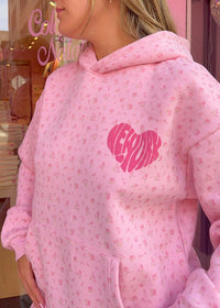 New York Puff Floral Hoodie