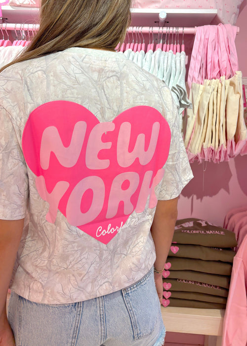 NY Camo Heart Heavyweight T-Shirt