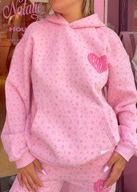 New York Puff Floral Hoodie