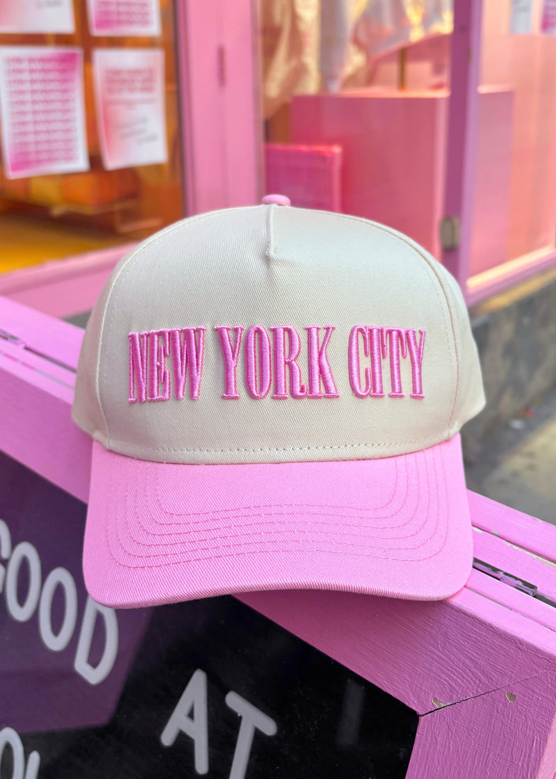 New York City Embroidered Trucker Hat