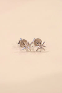 Sterling Silver Shining Star Studs