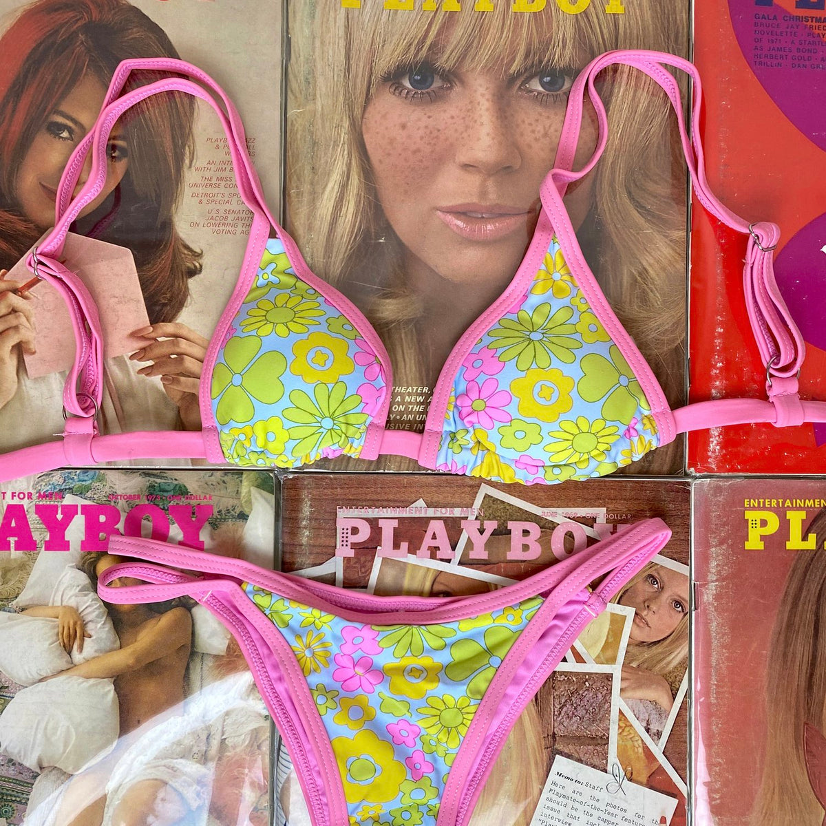 Finley Pink Floral Bikini Set