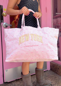 New York Pink Bow Tote
