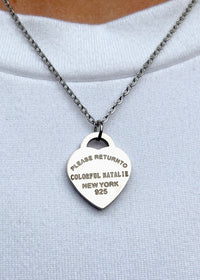 CN Silver Heart Necklace