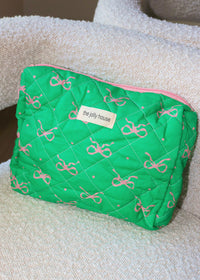 Sweet Green Medium Makeup Bag